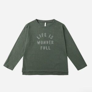 RYLEE + CRU Raw Edge Long Sleeve Tee || Life Is Wonder Full
